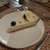 Leman „cheese"cake  #Veganuary at Nicole's Greenhouse in Hurghada
