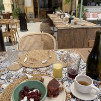 Breakfast buffet  at Nicole's Greenhouse in Hurghada