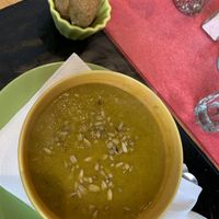 Pumpkin soup  at Vegetariana in Buenos Aires