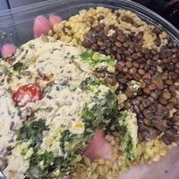 Spinach medallion at Vegetariana in Buenos Aires