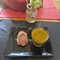 Paté canapé   at Vegetariana in Buenos Aires
