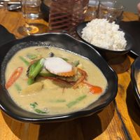 Vege green curry   at Baanrai Thai Cafe and Restaurant in Wetherby