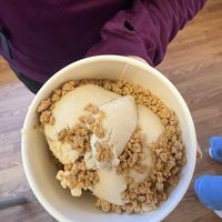 Maple with maple sprinkles  at Woodstock Scoops in Woodstock