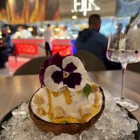 Coconut dessert  at Hell's Kitchen in Ledyard