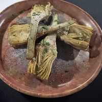 Grilled artichokee  at Bloom Botanical Bistro in Queens