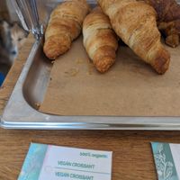 Vegan croissant at Ecocafe in Budapest