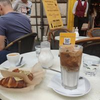 Café au lait d'amande at Sant' Eustachio il Caffè in Rome