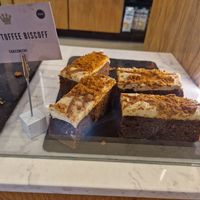 Toffee biscoff cake at The Cafe At Ridgeway in Newport
