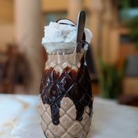 Choc-peanut thickshake at Two-Bit Villains in Adelaide