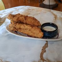 Chicken tenders at Two-Bit Villains in Adelaide