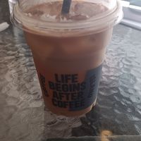 Freddo cappuccino with coconutmilk at Coffee Island in Kos