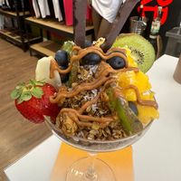 vegan soft serve ice cream  at Pussy Galore  in Costa De Caparica