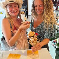 vegan soft serve ice cream  at Pussy Galore  in Costa De Caparica