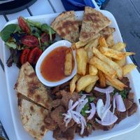 Vegan gyros   at Sun Beam in Kos