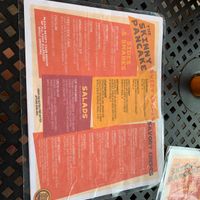 Menu as of July 2021 at Skinny Pancake in Burlington