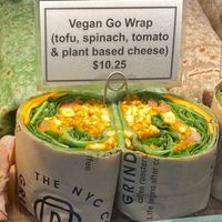 Vegan offering at GRIND in New York City