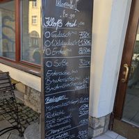 Menü at Kloßinsel in Jena