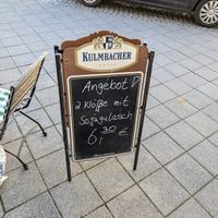 Angebot (Soja gulasch ist immer im Angebot) at Kloßinsel in Jena