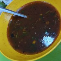 Consome lentils soup at Guak-Mole in Puebla