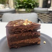Must try vegan chocolate cake!  at Paccari Casa de Experiencias Chocolateria in Cuenca