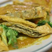 Curry tofu skins at Emperor's Palace in Cleveland