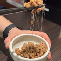 Natto in action! 🤣  at CoCo Ichibanya - Imadegawa in Kyoto