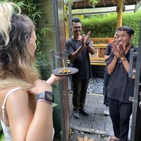 Friendliest staff   at Joyously Raw Villas in Ubud