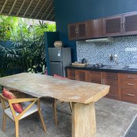 Our private outdoor space   at Joyously Raw Villas in Ubud