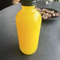 Pineapple juice 77k  at Joyously Raw in Ubud