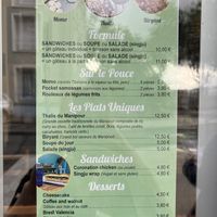 The samosas, rouleaux, soupe, salad and thalis de manipour could all be made vegan.  at Kafé Kanggui in Brest