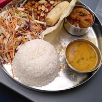 Vegan thalis at Kafé Kanggui in Brest