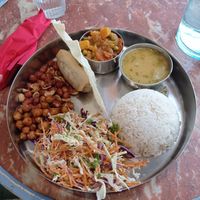 Fully vegan main dish at Kafé Kanggui in Brest