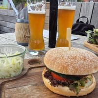 Veganer Burger (draußen) at Carl Steakmann in Juist