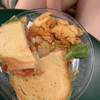 Vegan aubergine sandwich   at Xeni's Homemade Sweets in Kos