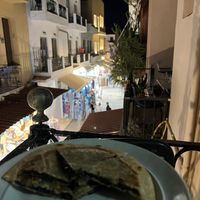 Take-away and eat on the balcony !  at Amphora Restaurant in Crete