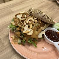 Bali bagel 💚  at Bagels & Beans in Purmerend