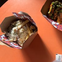 Garlic chips  at The Saucy Cow in Cork