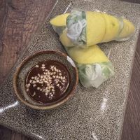 Summer roll   at Bonjour Pho in Krakow