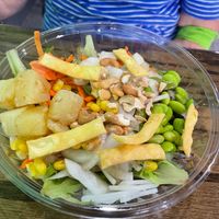 With onions and pineapple, too! at Poke Bros in Middletown