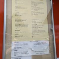 menu at Bo's Authentic Thai in Santa Fe