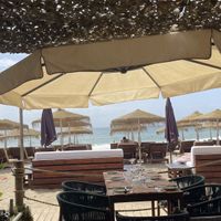 Terrace  at The Beach House Restaurant in Marbella