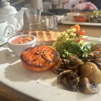 Vegan breakfast   at The Beach House Restaurant in Marbella