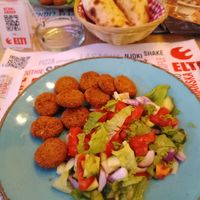Delicious falafel with salad at Coffee & Lounge Bar Elti  in Brcko