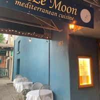 Outside tables. at Meze Moon in Chico