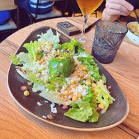 ENSALADA DE GARBANZOS Y ARROZ  at GRONX Zurriola in San Sebastian