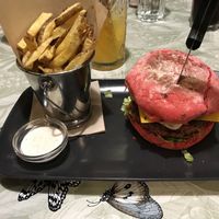 Burger “Vegan"  at Tania's Hamburgueria in Albufeira