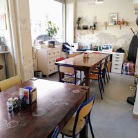 Interior at Café Studio in Paris