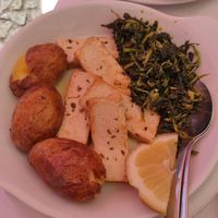 Tofu a lagareiro at Bom Jesus in Valenca