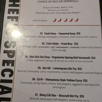Menu at Pho Nomenal in Binghamton