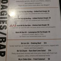 Menu at Pho Nomenal in Binghamton